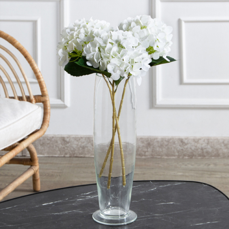 7141А/0108-0359/23(F) Гортензия искусственная h46см(голова 13см d16см) белая_1