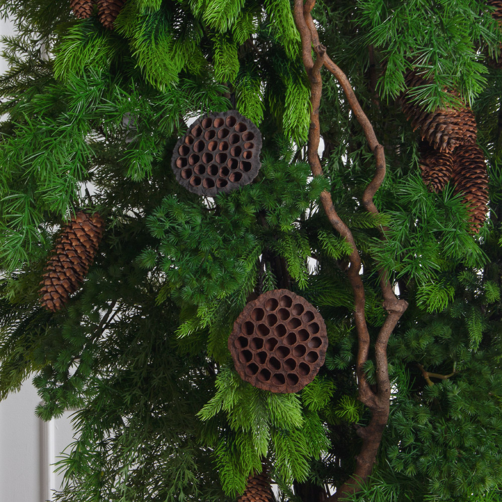 ДЛ184(Пр)(Fix)(F) Декор входной группы хвойный с декором h290см на прутьях,пристенный_7