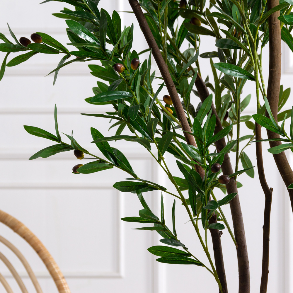 220/РН/АСС/4655(Пр)(F) Оливковое дерево искусственное с плодами  h220см_2