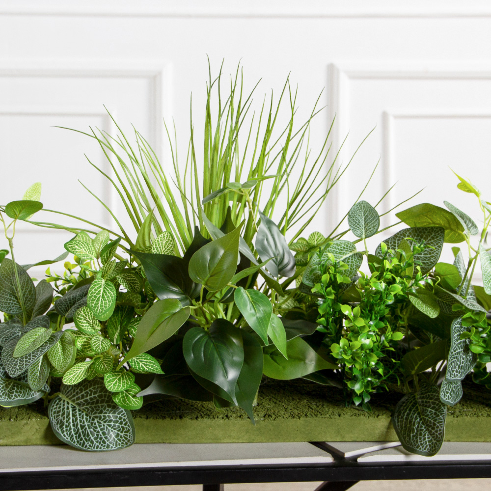 ВМ121(з)(F) Композиция искусственная Микс на вставке 94,5х15х3см_3