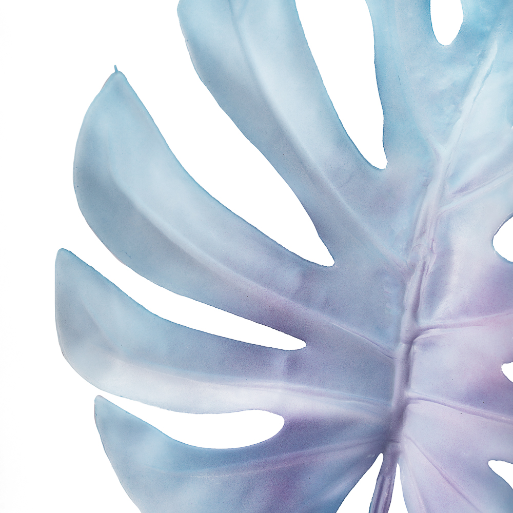 71430030-710 лист Монстеры маленький h=75см (32+43) голубой_2