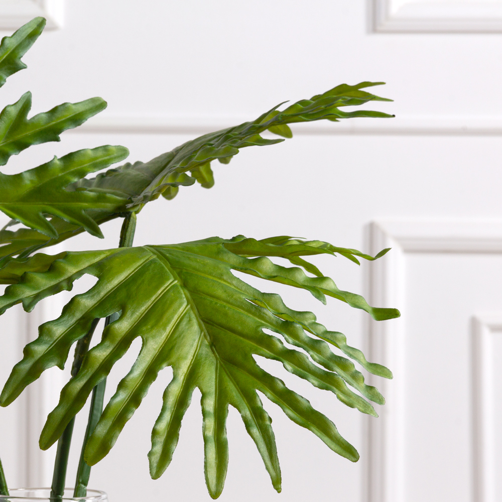 7143/9191-17 Лист фило искусственный резной малый h72см_1