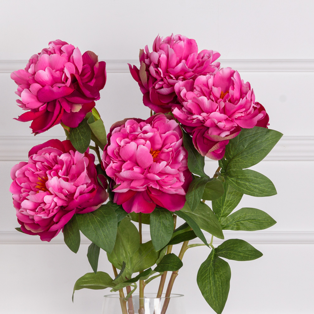 7141А/9120-22/15Р Пион искусственный 1 голова d13см, h64см, цикламен_1