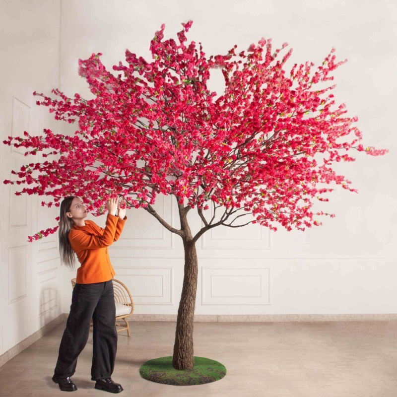 320МЕТст/разб/АСС/46(F) Сакура искусственная h320см, малиновая_1