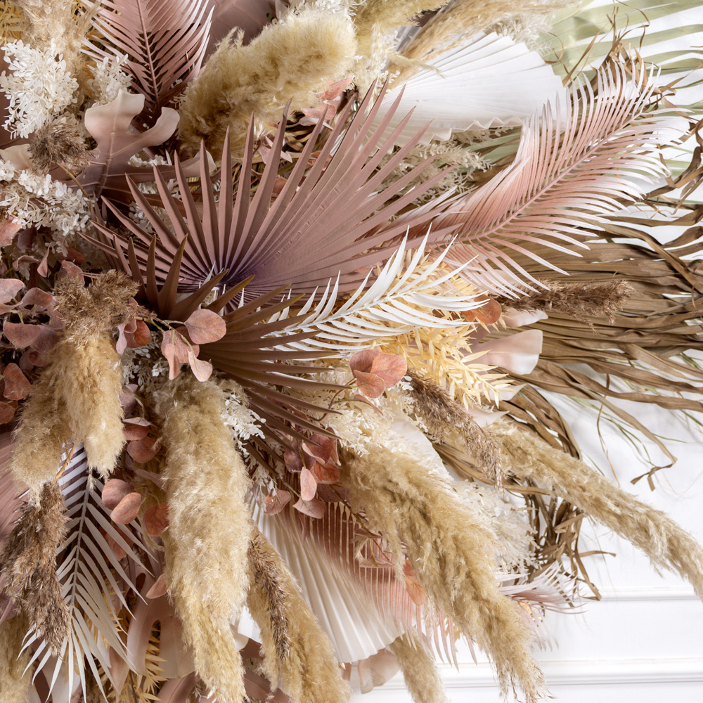 КЗ/47-2(з)(F) Композиция искусственная с сухоцветами подвесная 220х180х90см_2