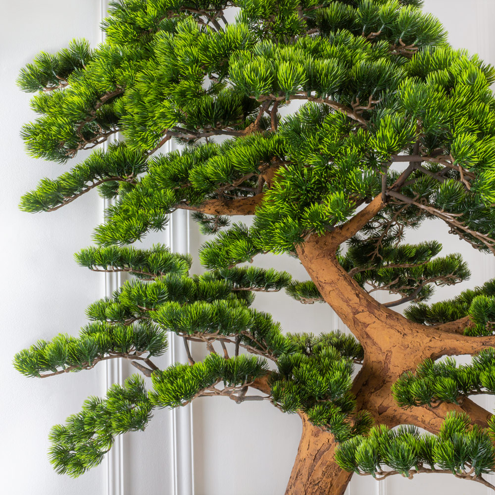 180/ДС/30-1 Бонсай искусственный Сосна интерьерный h180см, d200см на декоративном стволе _2