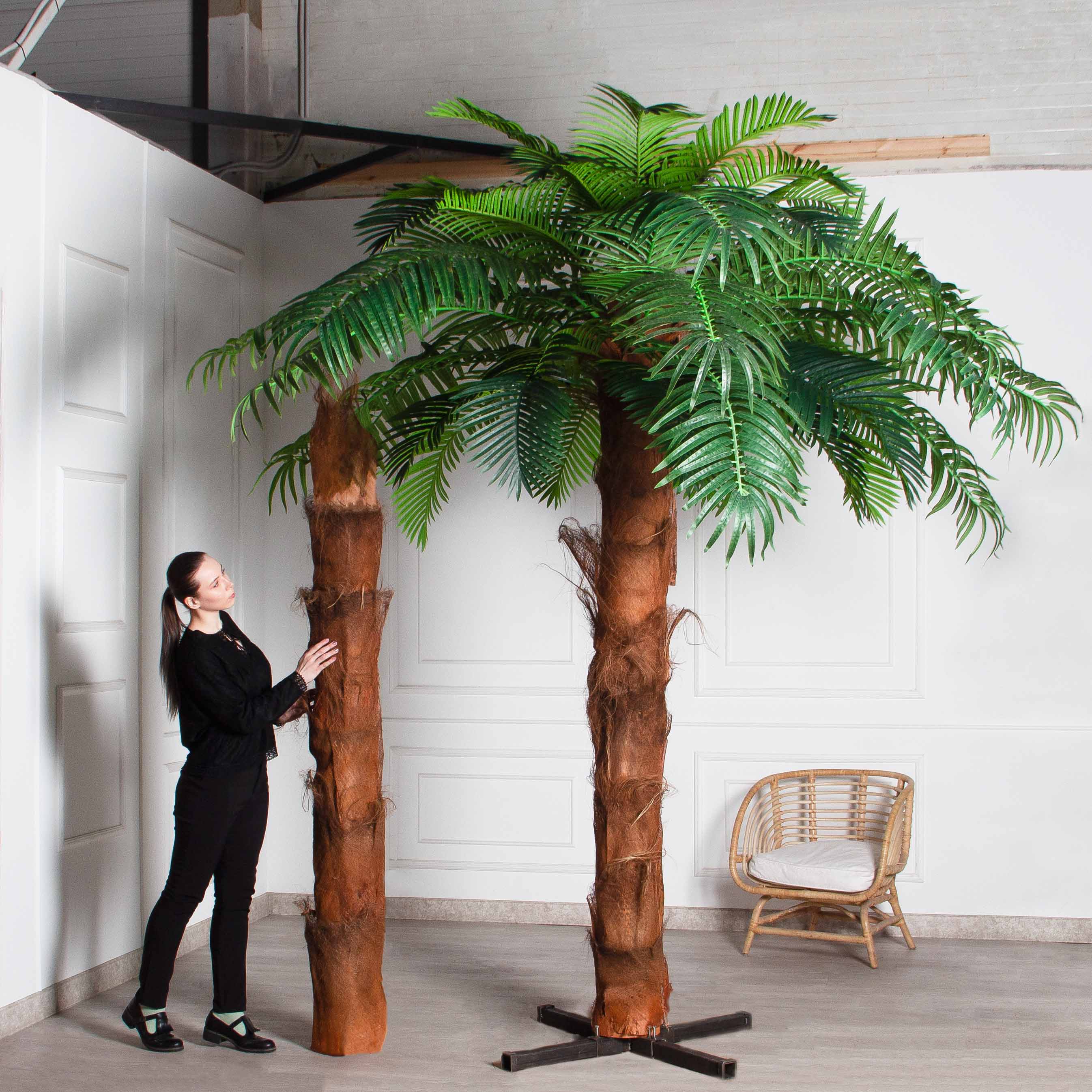 ПС500/ТР/49СТ(Пр)(F) Пальма Арека искусственная h500см на мет.основании_2