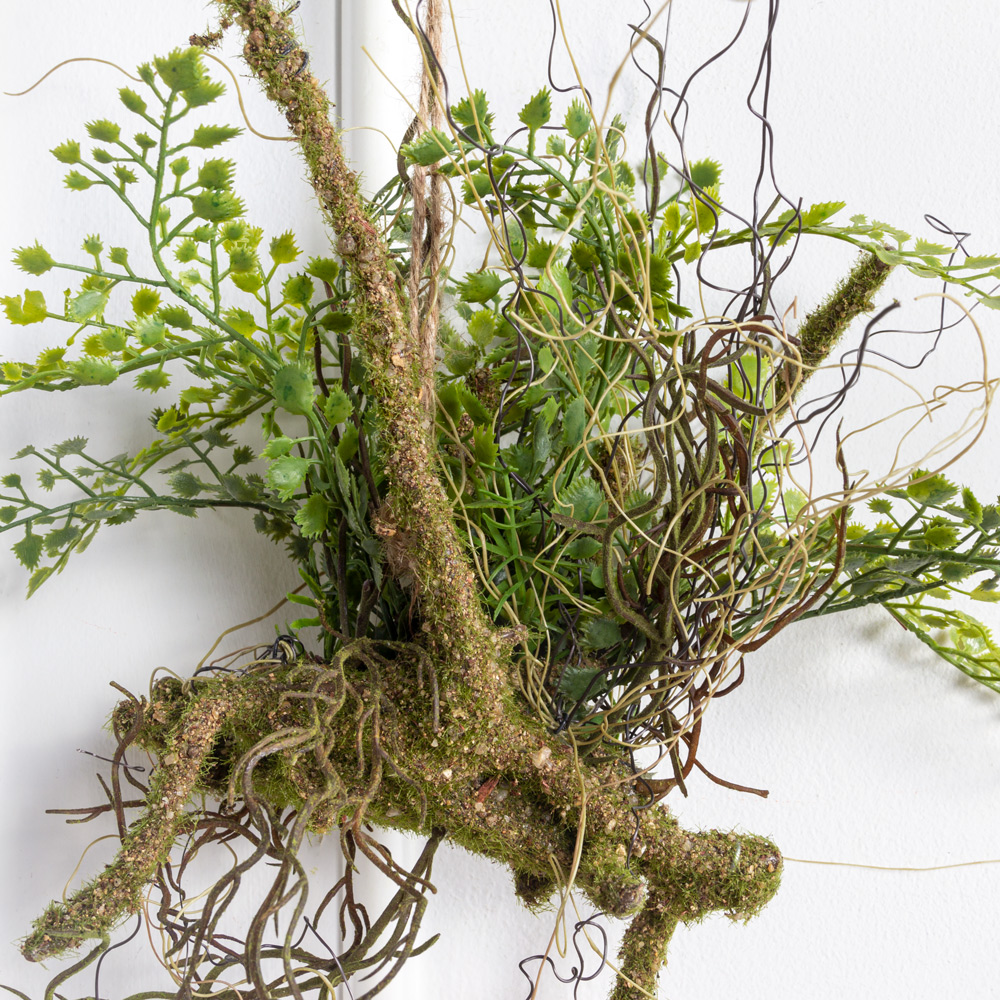 7143/0411-14(F) Корень замшелый с адиантумом h30см_2