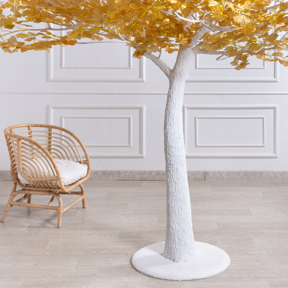 270МЕТст/разб/ОБ/176-2(F) Дерево искусственное разборное Гинкго  h270см, золотое_1