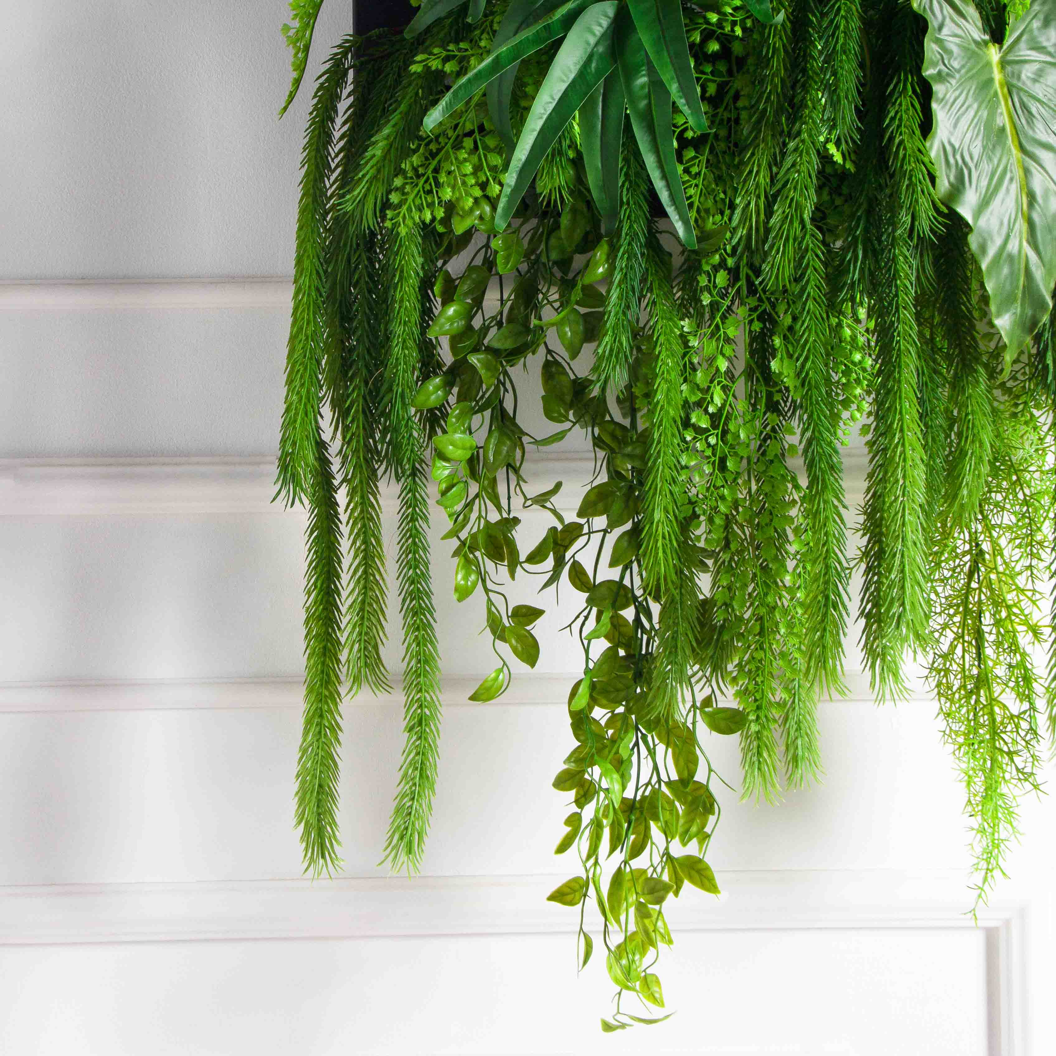 ФК24(F) Фитокартина искусственная Тропический микс в деревянной раме 120хh70см_4