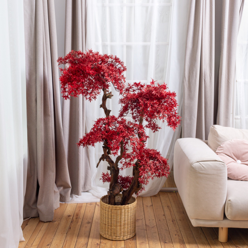 140/4К/ОС/606(Пр)  Клён искусственный веерный мелкий h140см_1