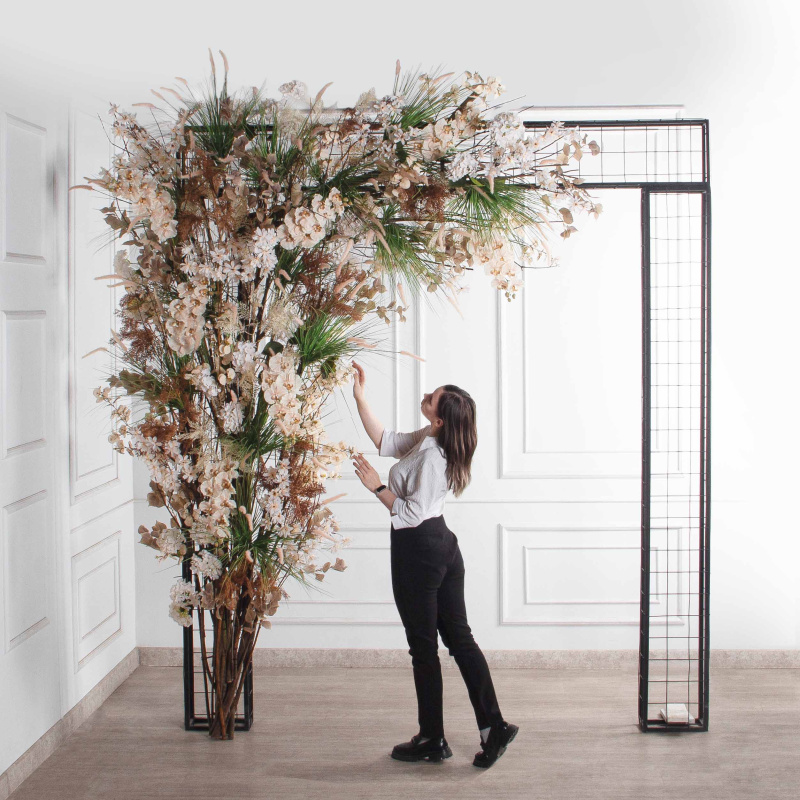 ДЛ176(Пр)(Fix)(F) Декор входной группы h300см на прутьях,пристенный,бежевый_1