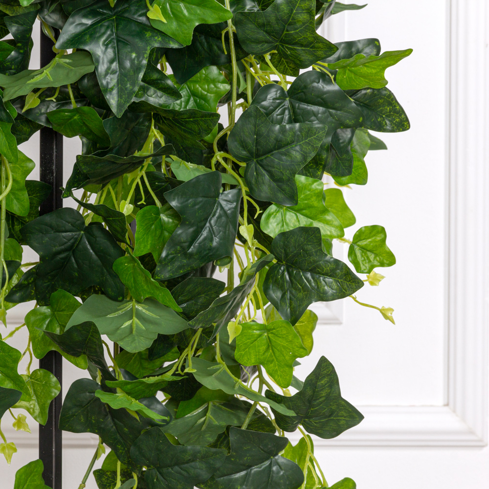 КС78-2(з) Хедера искусственная ампельная в кашпо d11см_3