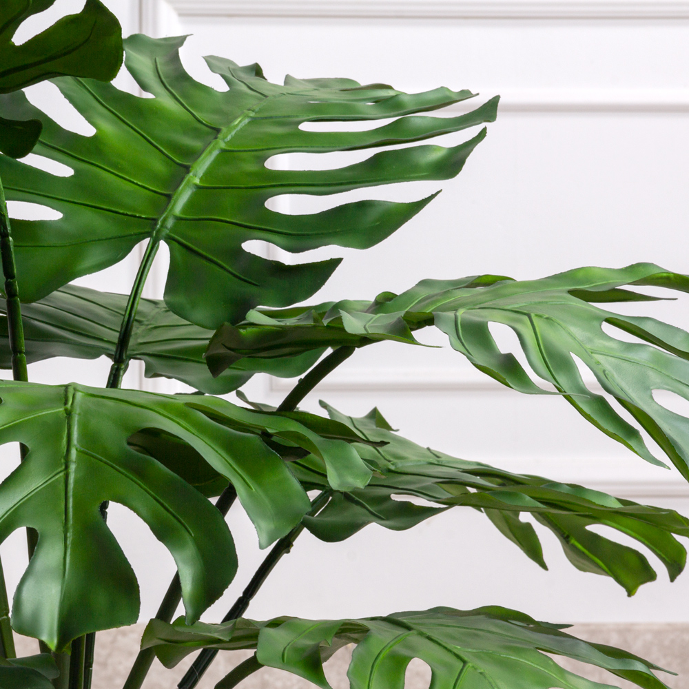 095/К/ССТ/371(F) Монстера искусственная на стволе h95см (силикон)_3