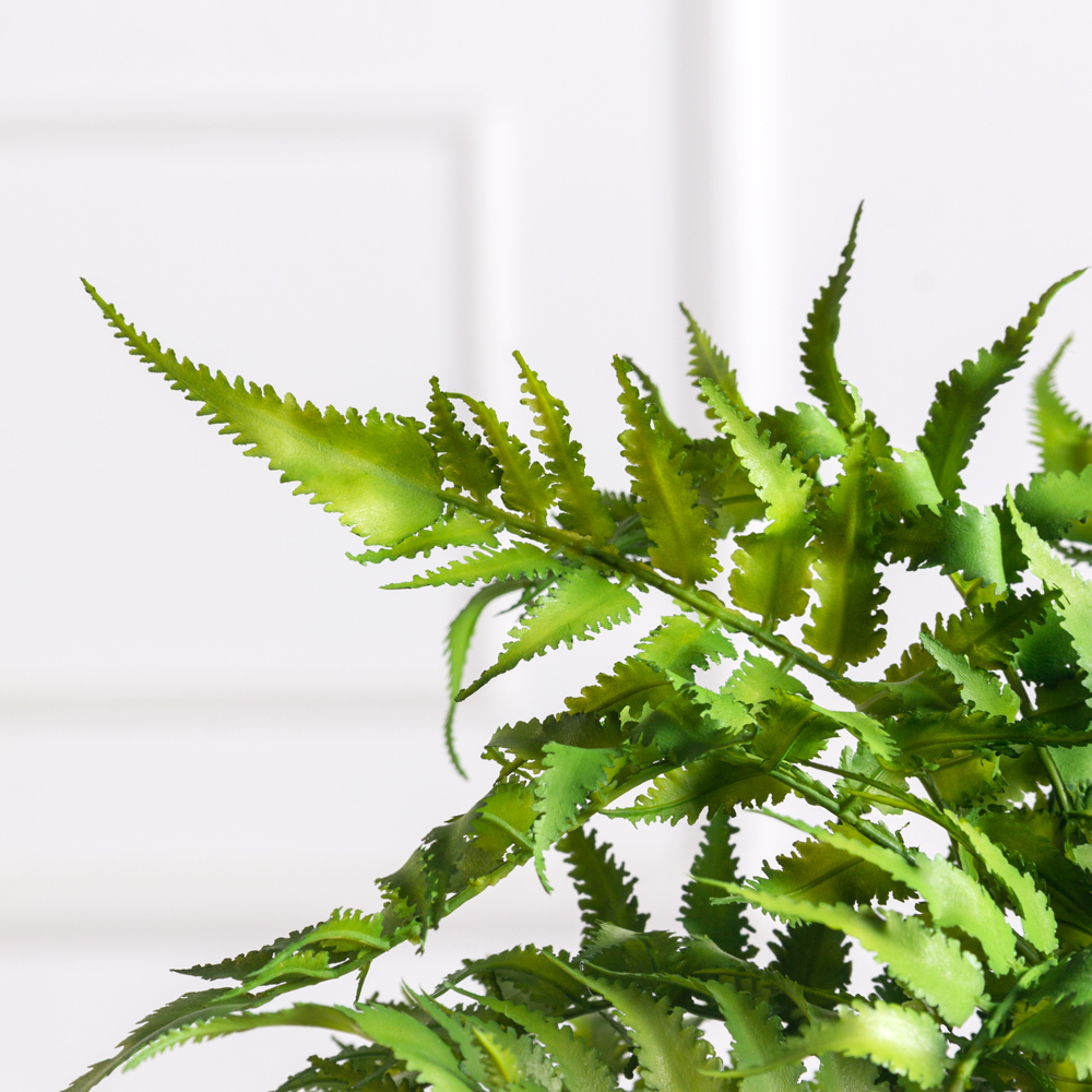 ЦС30/2111-1(F) Папоротник Циртомиум искусственный  h30см в горшке d11см, зеленый_1