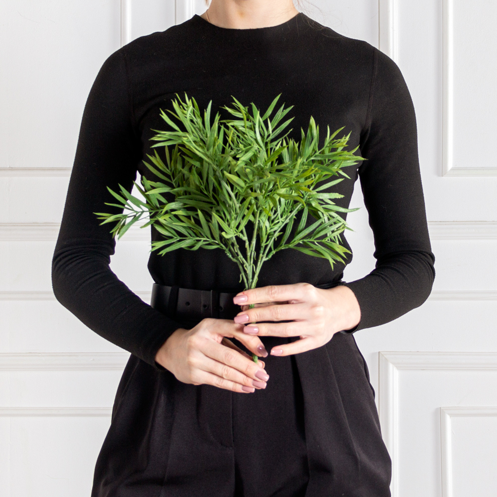 7143/9189-05/9Т(F) Погонатерум искусственный куст 7 частей h40см, темно-зеленый_2