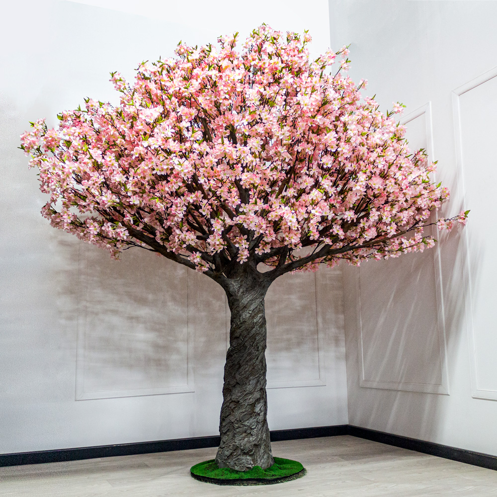 280разб/493(з)Сакура искусственная розовая h280см,d кроны 300Х140см_1