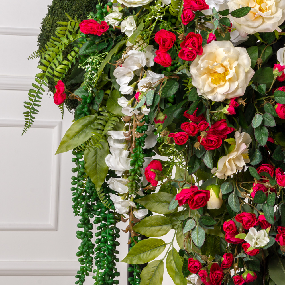 БТФ09(Promo) Композиция искусственная цветочная Павлин_11