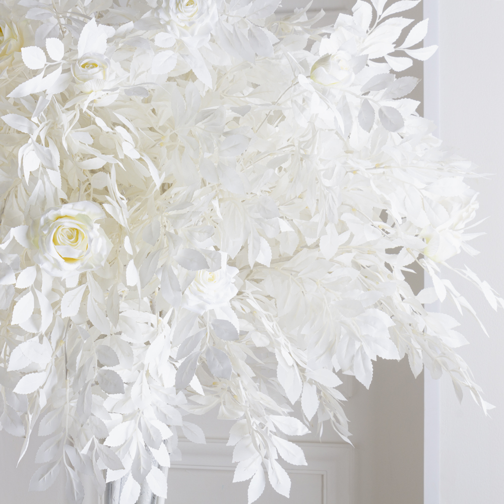 150/РН/486(з.) Дерево искусственное интерьерное с розами h150см_1