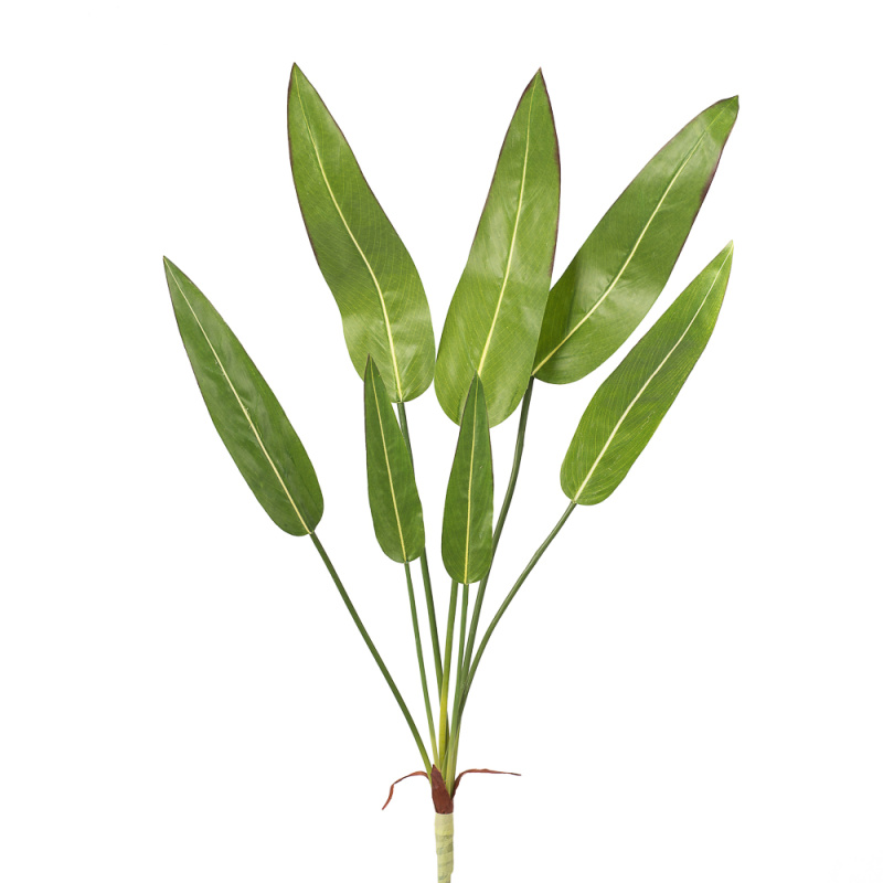 7143/0033-5 Куст стрелиции искусственный, мелкий, h 90 см (75+15)