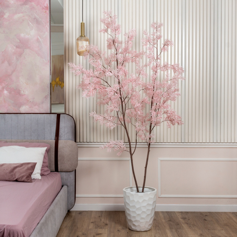 200/РН/ОК/601(Пр)(F) Дерево искусственное интерьерное h200см, розовое_4