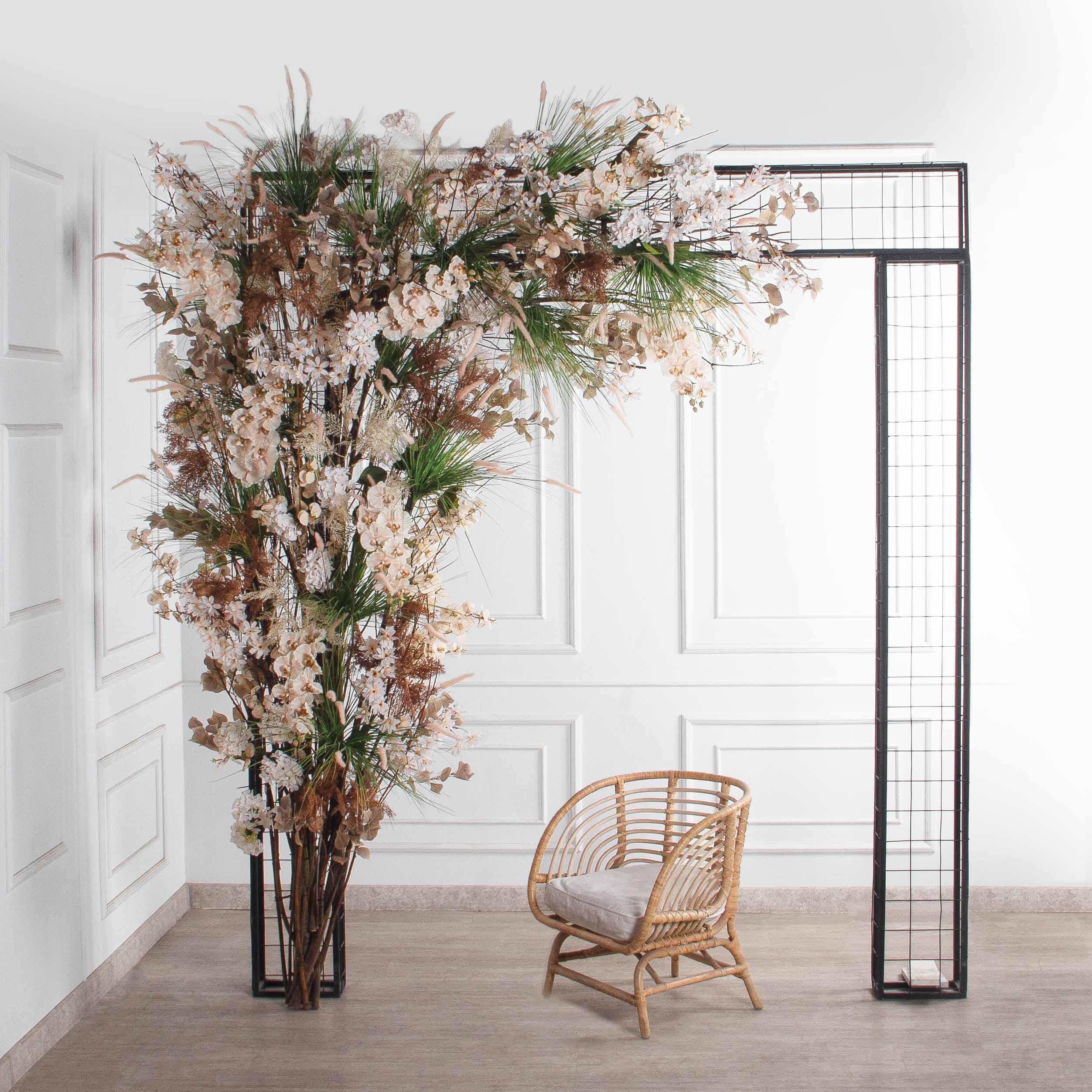 ДЛ176(Пр)(Fix)(F) Декор входной группы h300см на прутьях,пристенный,бежевый_2