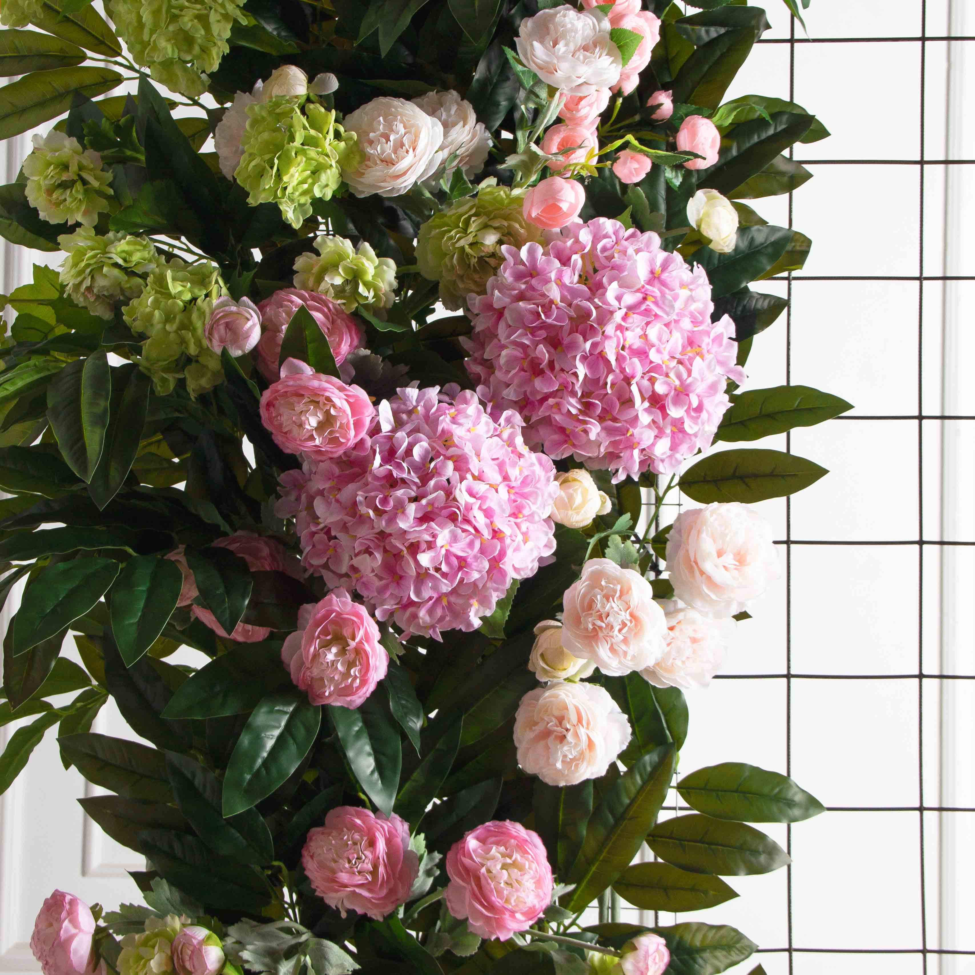 ДЛ162(з)(F) Декор входной группы цветочный h260см (шир 40-60см)_7