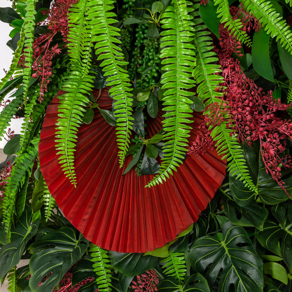 К460-1(з) Композиция искусственная Елка из Тропических растений h200см_2