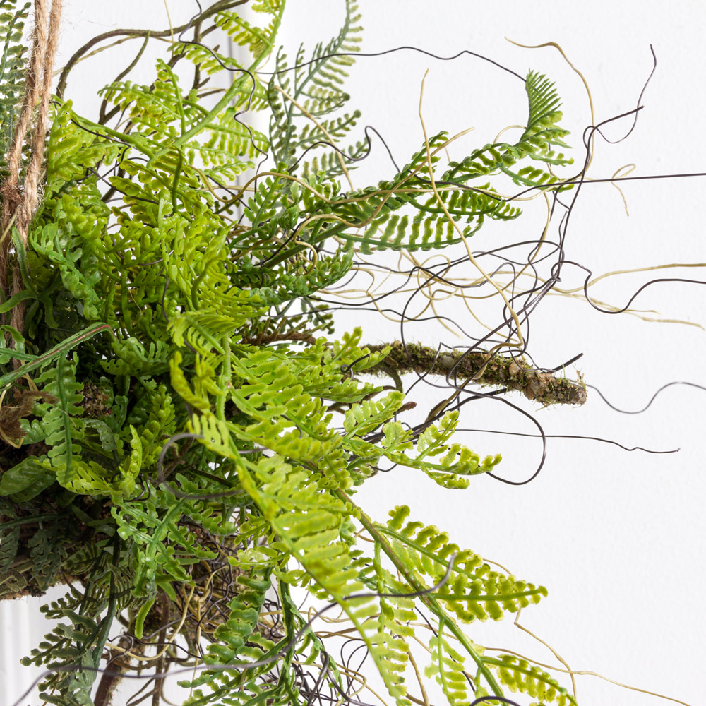 7143/0411-19(F) Корень замшелый с давалией h28см_2