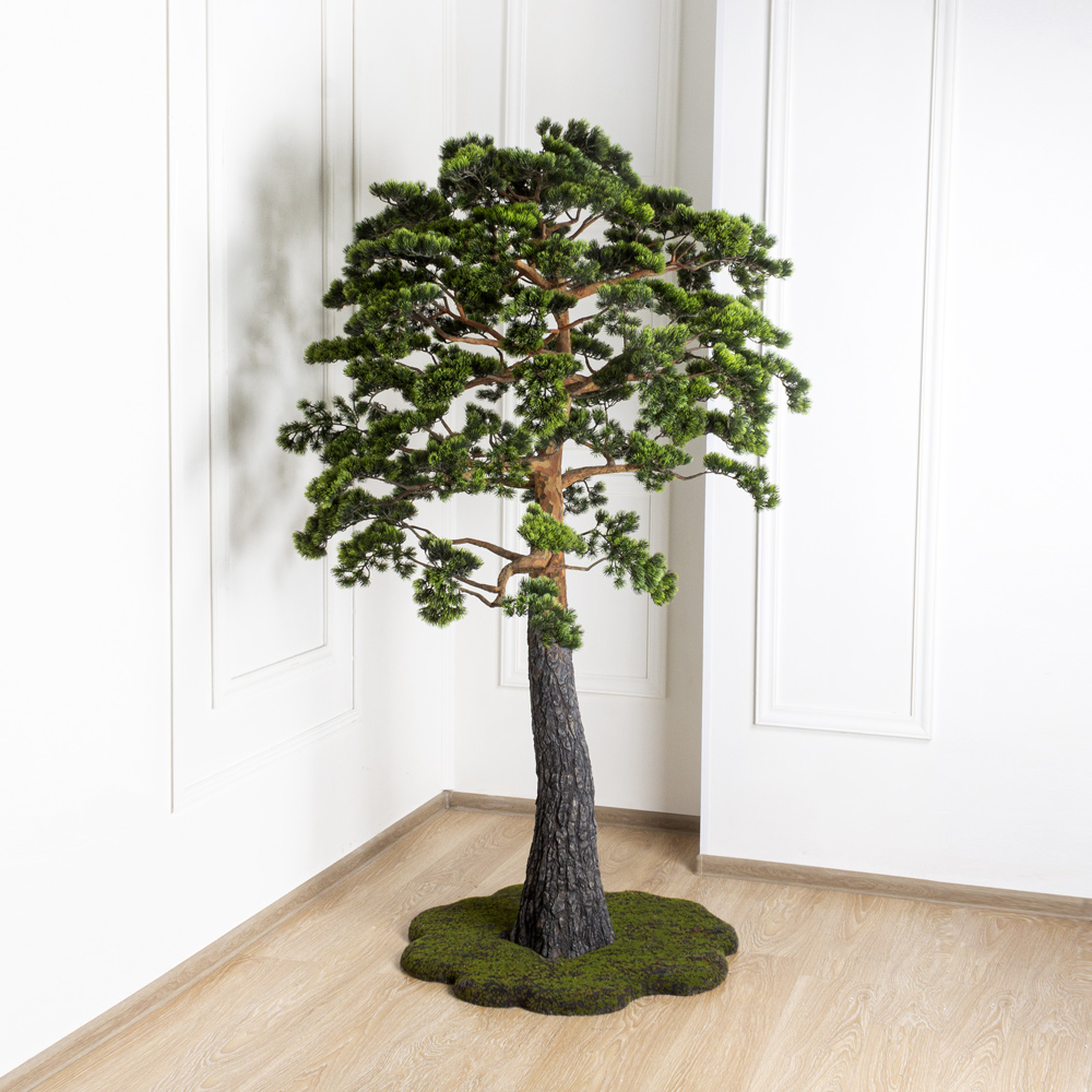 210/ДС/30(з.) Бонсай искусственный Сосна h210см_7