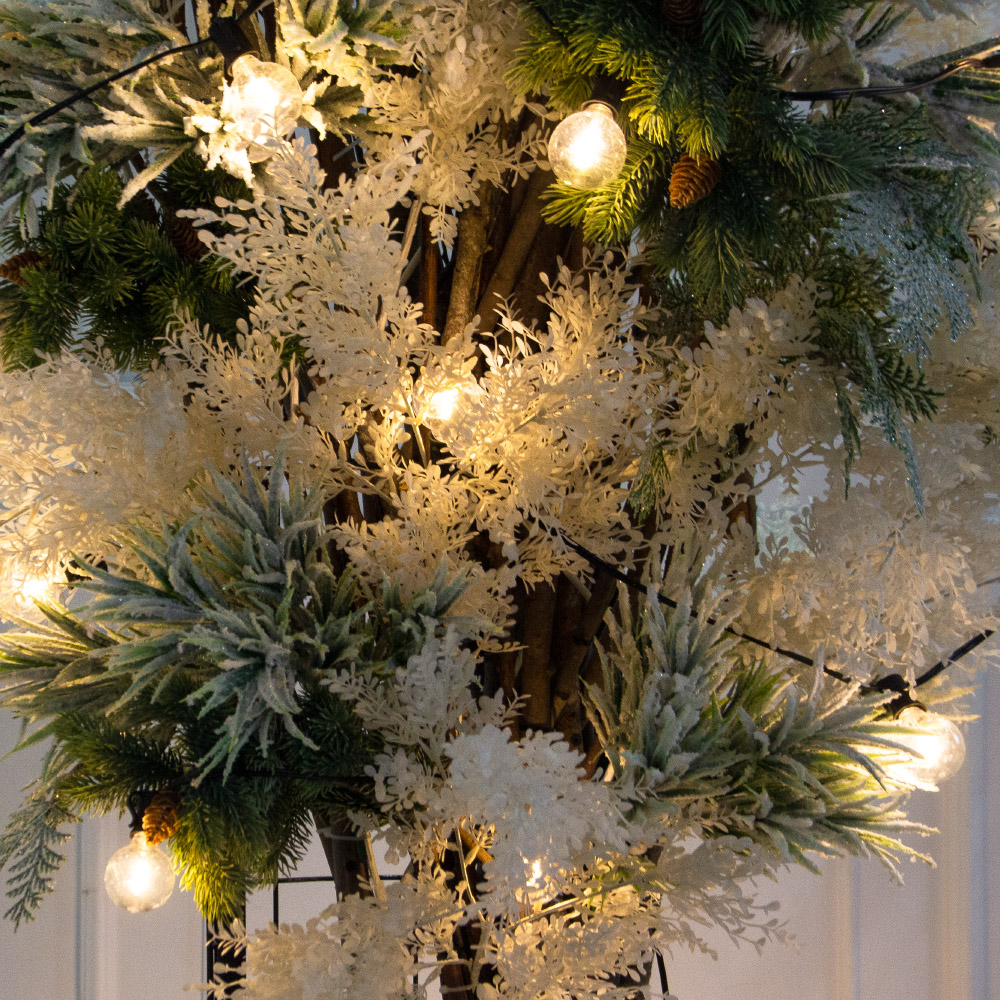 ДЛ181/СВ04(Пр)(Fix)(F)Декор вход.группы h300см н/прутьях, прист.с ретро-гирляндой,бело-сизый_5